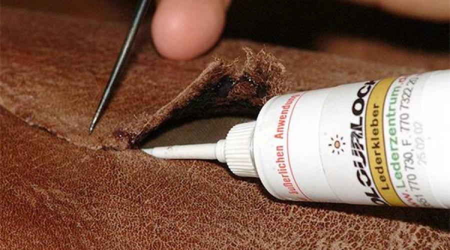 Reparar y sellar el cuero del sofá