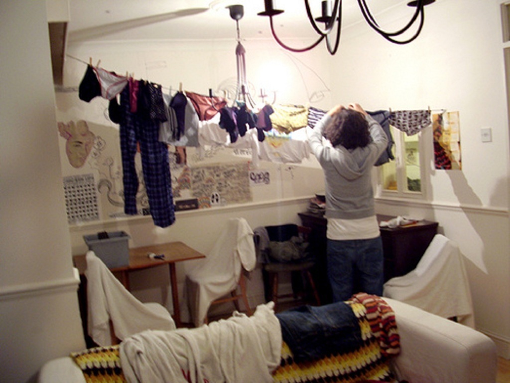 Secar ropa en invierno se vuelve una odisea 