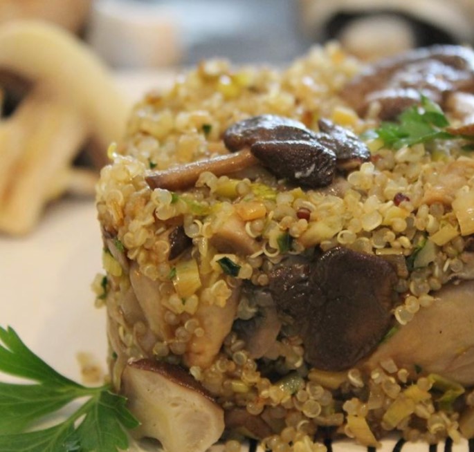 Cocinar setas: 6 formas de hacerlo 4 Quinotto de setas
