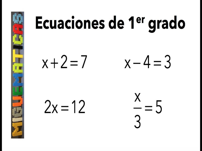 tipos de ecuacion