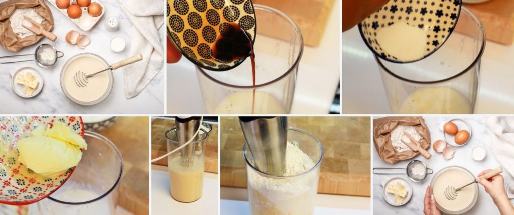 Pasos a realizar para las tortitas