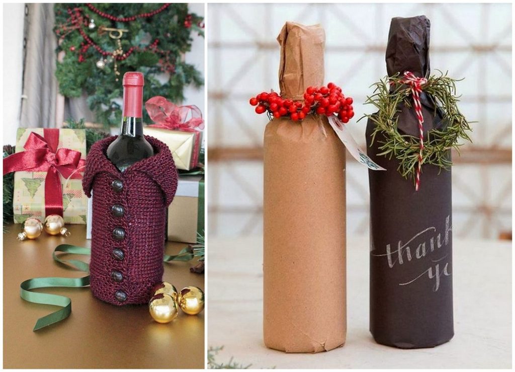 Botellas de vino como buenos regalos 