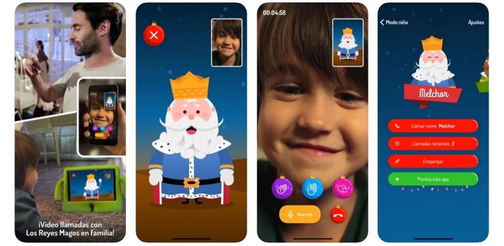Apps y páginas web para hablar con Papá Noel y los Reyes Magos