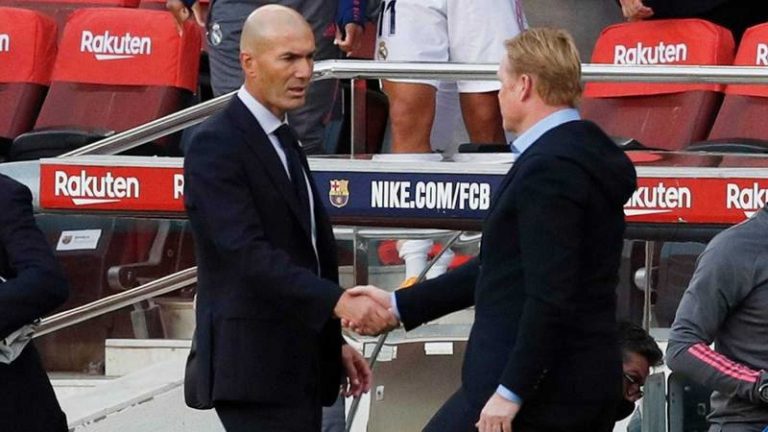 La tensión entre Zidane y Koeman aumenta: el blanco, impaciente