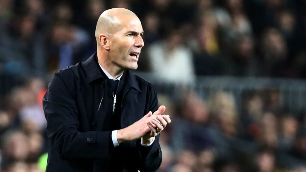 zidane real madrid entrenador era