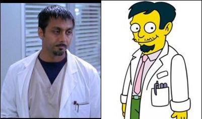 12 personajes de los Simpson en la vida real