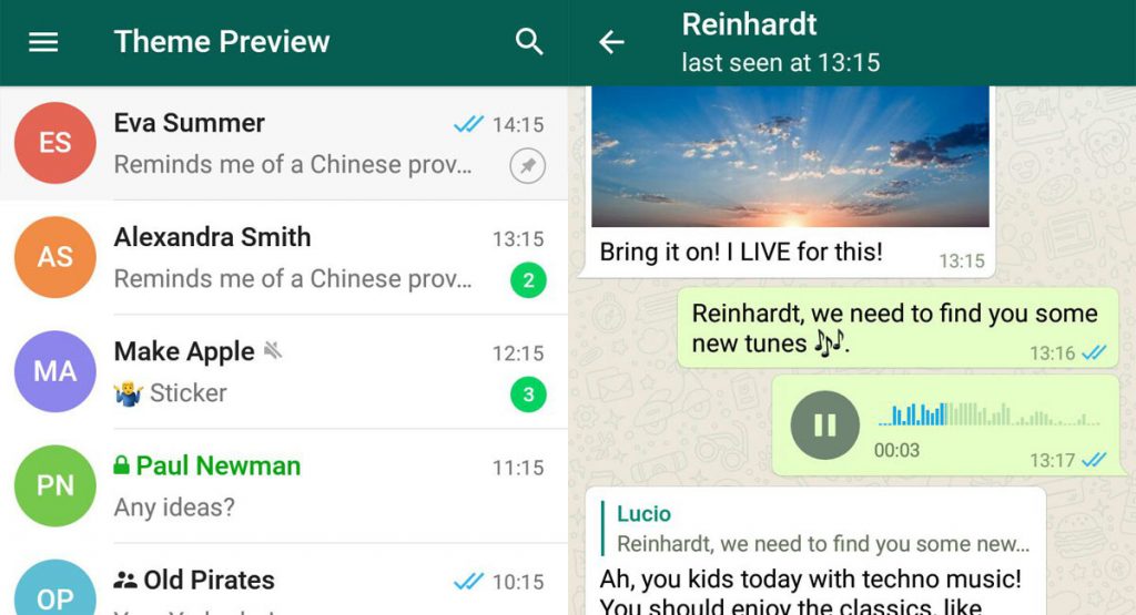 Crea nuestro propio tema en Telegram para hacer que s aparezca a WhatsApp