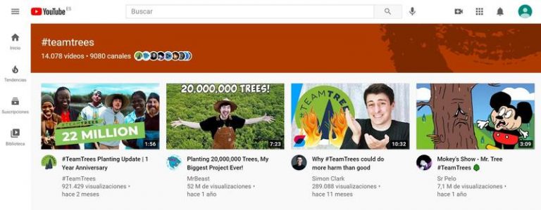 YouTube estrena páginas dedicadas a hashtags para descubrir nuevo contenido