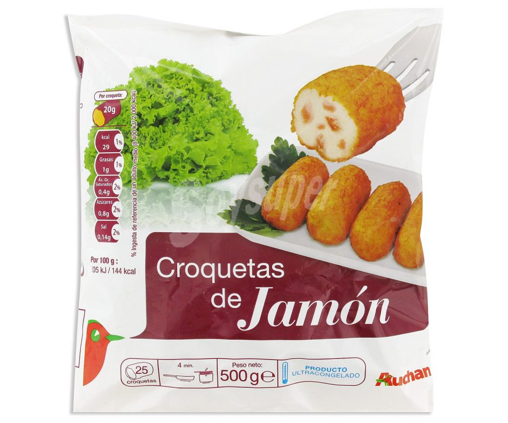 Croquetas marca Auchan, mala puntuación por la OCU