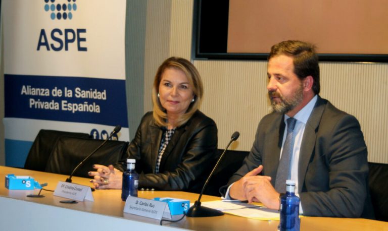 ASPE rechaza cualquier intervención de la sanidad privada como en la primera ola