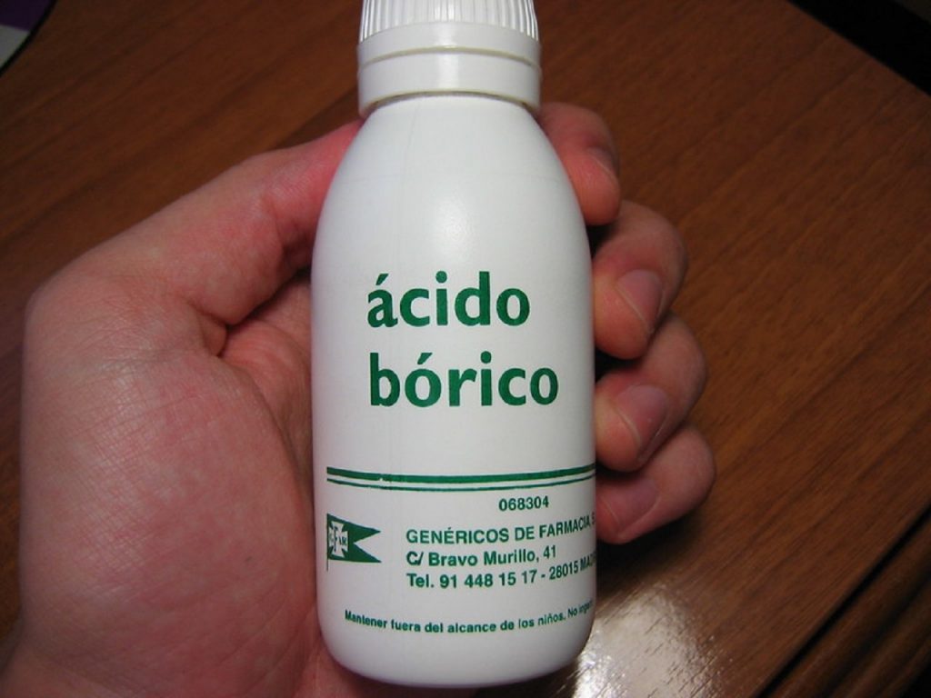 Ácido bórico para la ropa