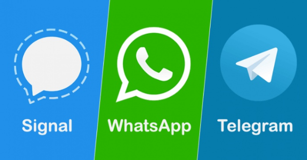 ¿Qué son WhatsApp, Signal y Telegram?