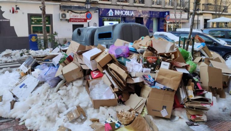 Madrid ya ha despejado 5.332 calles y recogido más de 25.164 toneladas de basura