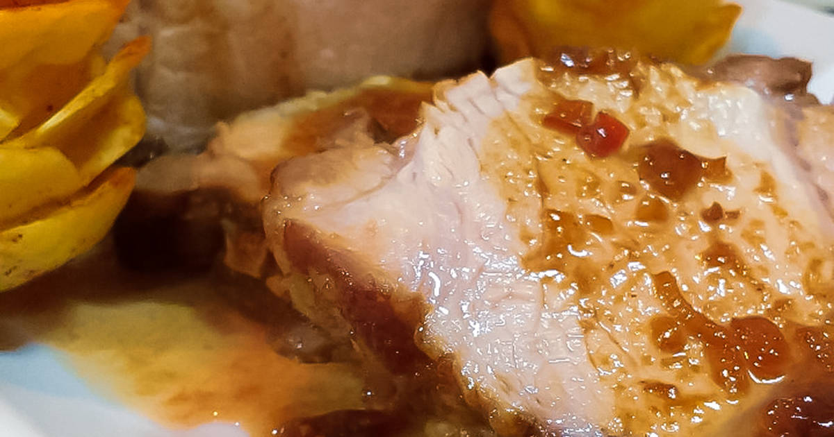 Cómo hacer un lomo al horno con jengibre y canela