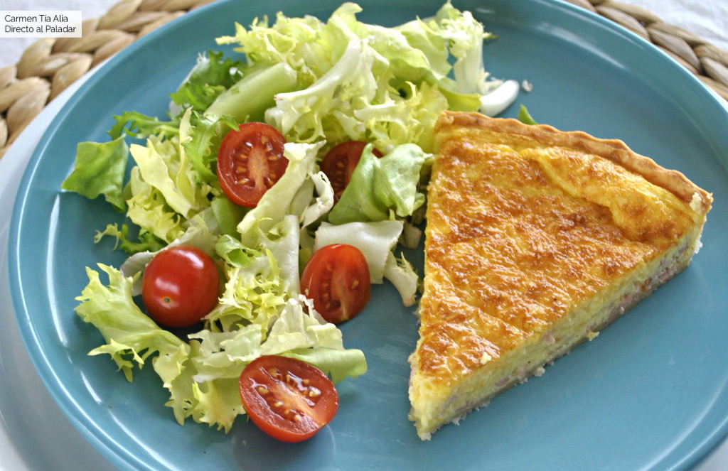 Cómo hacer una quiché de queso y nueces