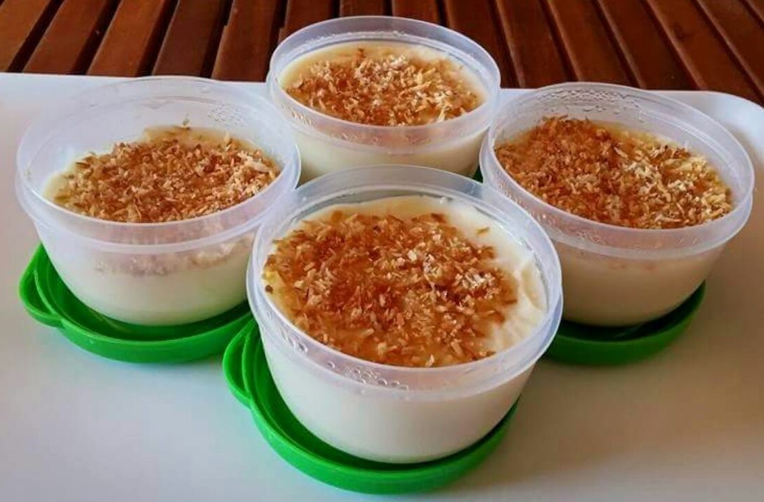 Natillas de coco