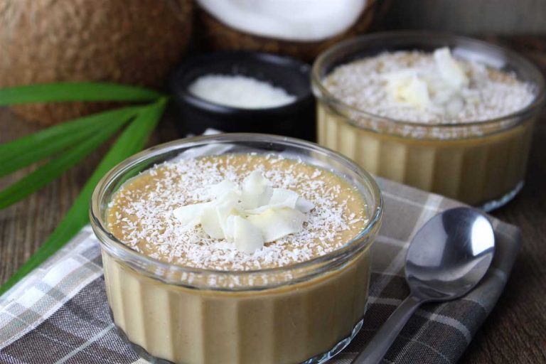Cómo hacer unas natillas de coco deliciosas