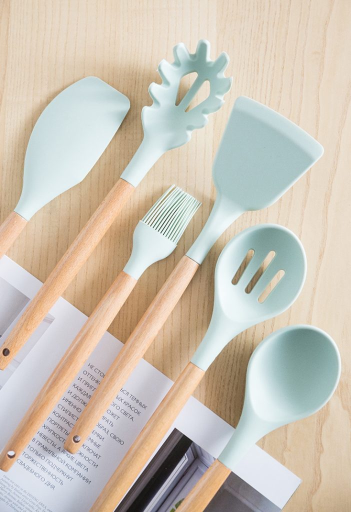 Conjunto de utensilios de cocina