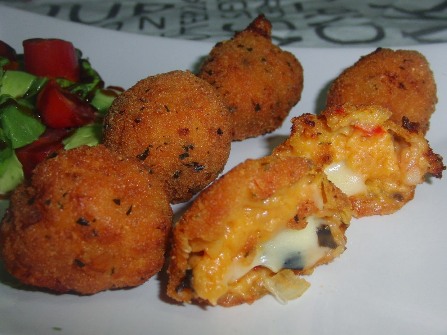 Croquetas de pizza
