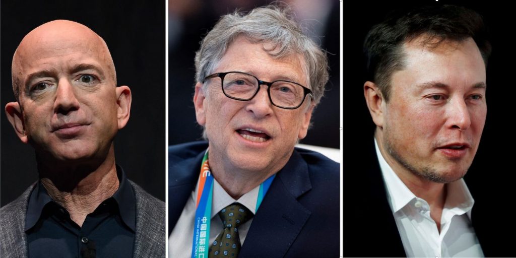 Elon Musk se 'cepilla' a Jeff Bezos: así queda el top 8 de los más ricos del mundo 92 Top 8 de los más ricos del mundo