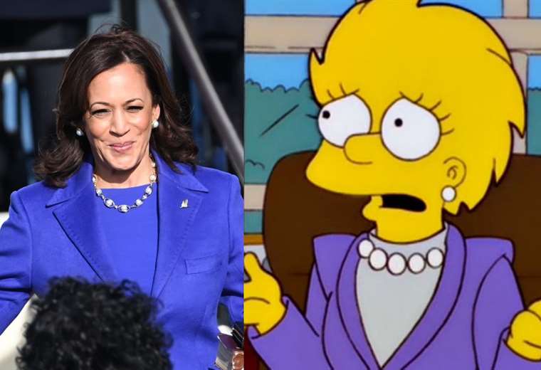 Esta es la curiosa relación que une a Kamala Harris y a Lisa Simpson