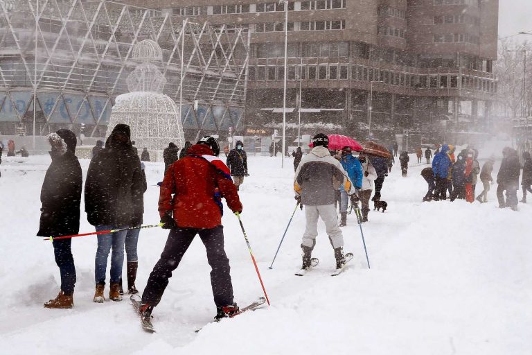 Filomena redujo un 24% el gasto con tarjeta en Madrid