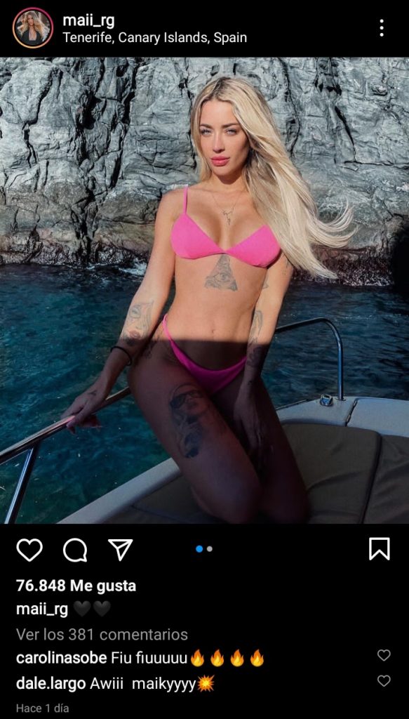 De La isla de las tentaciones 2 a wag de Courtois: Las fotos más explosivas de Mayka Rivera 1 Mayka Rivera / Courtois