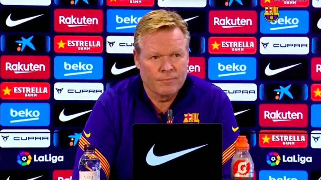 63 kilos: el futbolista en el que confía Koeman para catapultar al Barça 1 Koeman / Barcelona
