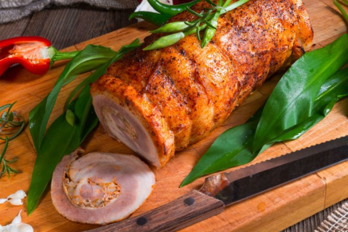 Lomo de cerdo relleno: cómo preparar, rellenar y cortar sin que se te deshaga todo