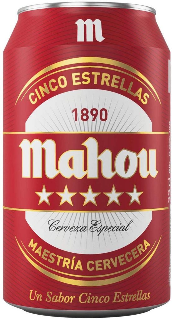 MAHOU 5 ESTRELLAS ESPECIAL cervezas OCU