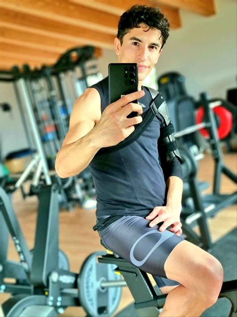 María Pedraza comenta foto de Marc Márquez