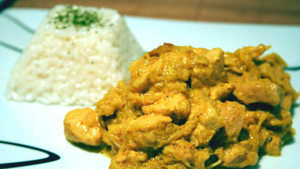 pollo con curry