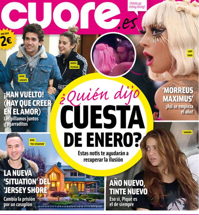 Portada Cuore María Pedraza y Jaime Lorente
