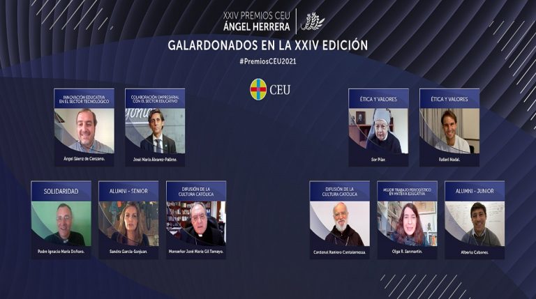 Rafa Nadal galardonado con el Premio CEU Ángel Herrera Ética y Valores: ‘Ojalá que los valores que intento transmitir sean un ejemplo adecuado para los jóvenes de todo el mundo’