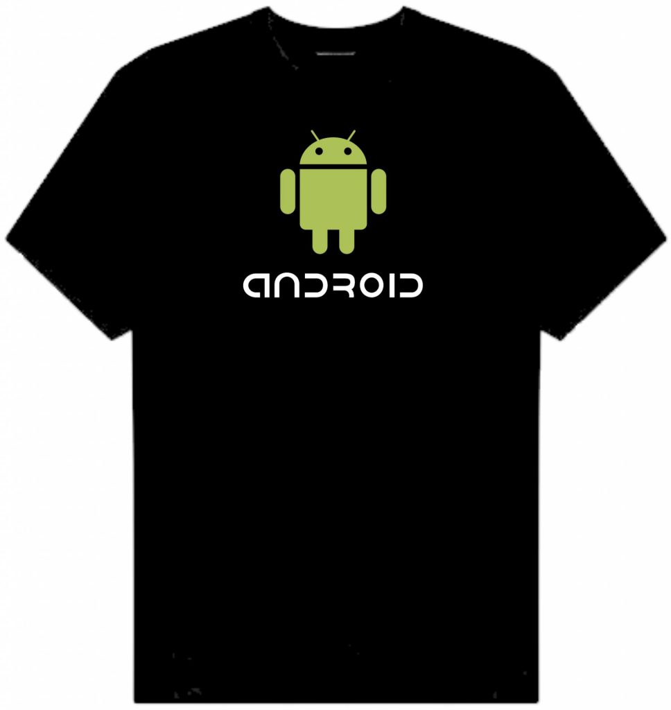 Regala una camiseta con el logo de Android