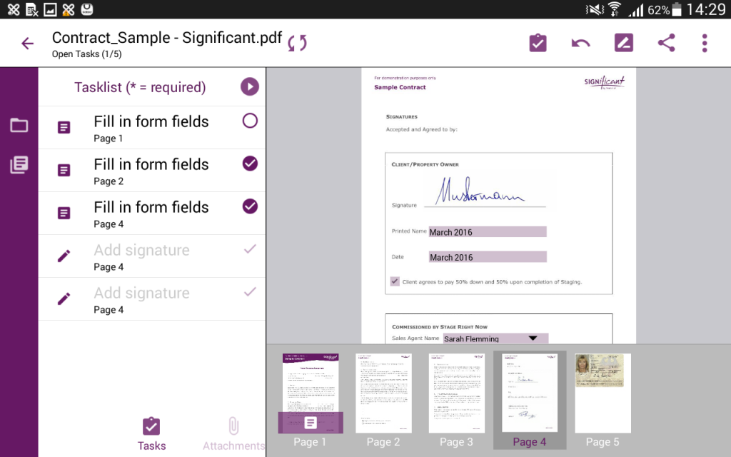 Cómo firmar un documento en el móvil Android 1 SINGnificant para firmar documentos