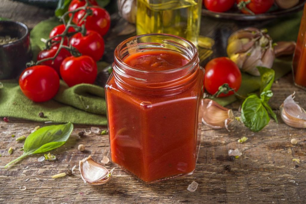 Salsa de tomate casera