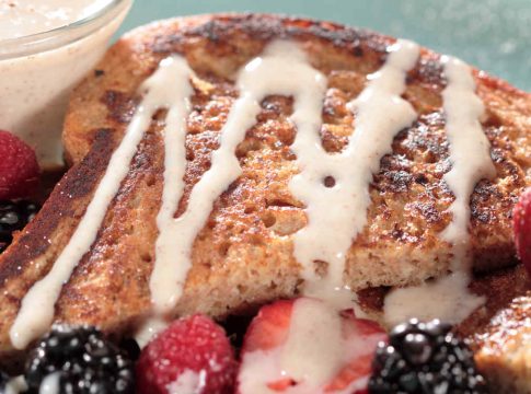 Tostadas de almendras con leche condensada Tostadas de almendras con leche condensada