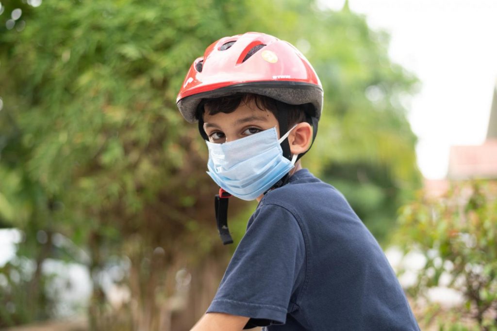 La mascarilla para niños