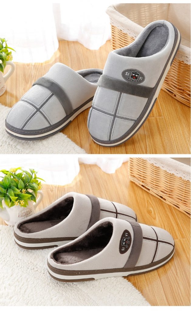 Zapatillas de invierno de felpa