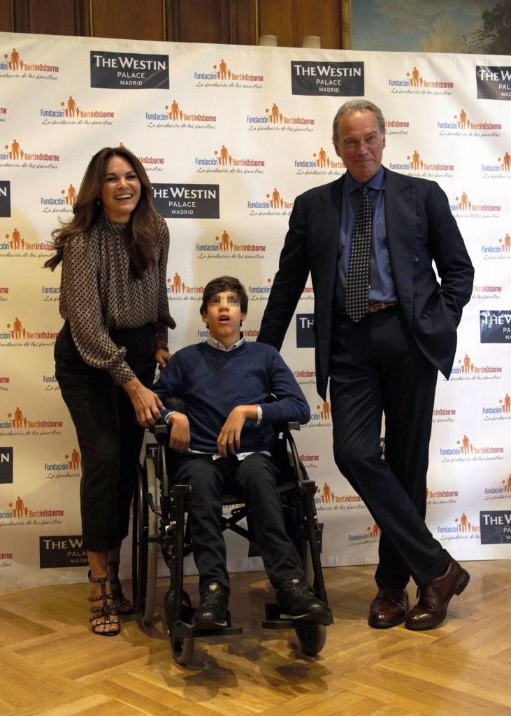 Bertín, Fabiola y su hijo Kike.