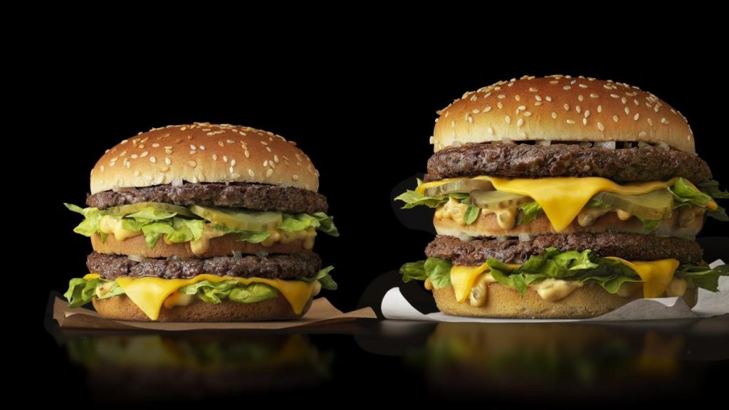 Tus dos Big Mac, listos para ser engullidos.