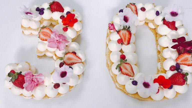 Cómo hacer un bizcocho con forma de números