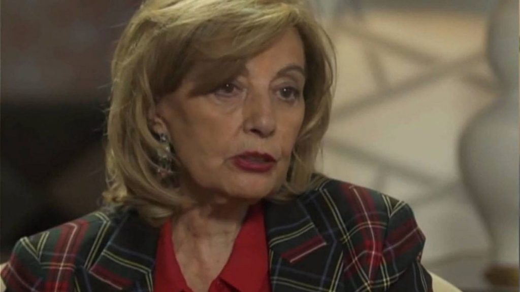 Campos, en un momento de la entrevista con Isabel Gemio.