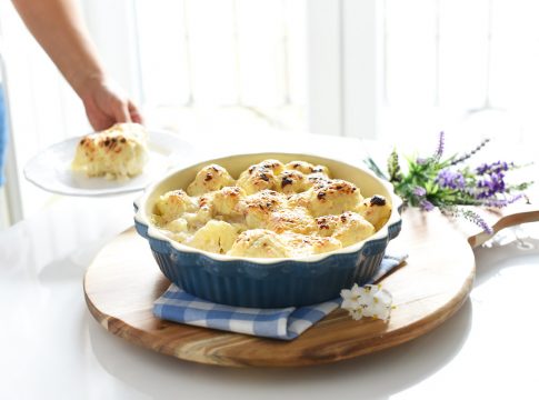 coliflor Cómo hacer coliflor con bacon y queso