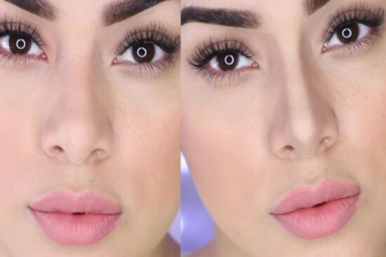 Cómo disimular una nariz grande con maquillaje