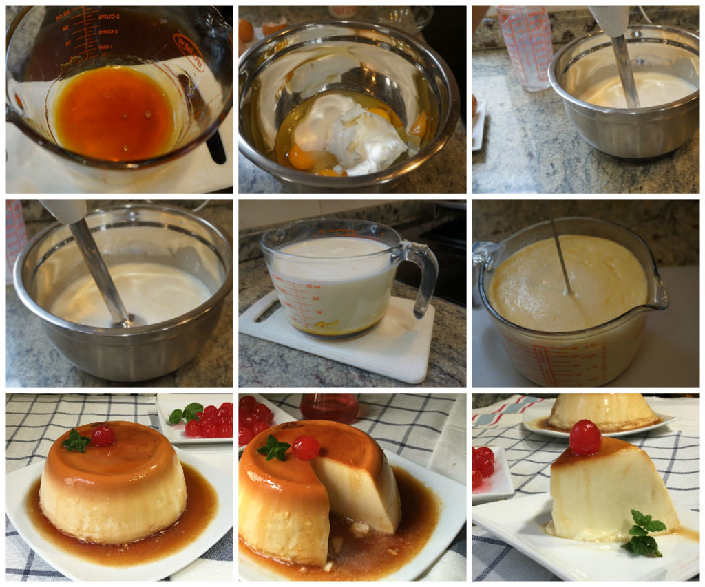 Cómo hacer un flan de queso mascarpone 3 Elaboración del flan de queso mascarpone