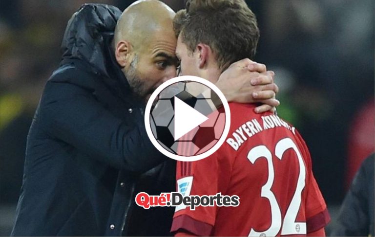 Eres enorme Pep, y Kimmich lo entendió