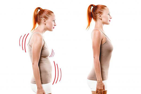 Solo con mejorar nuestra postura ya conseguiremos mucho.