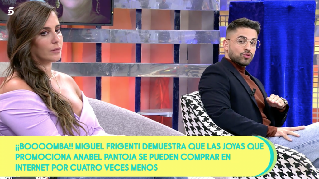 Frigenti acusó a Anabel Pantoja de falsificar sus joyas.